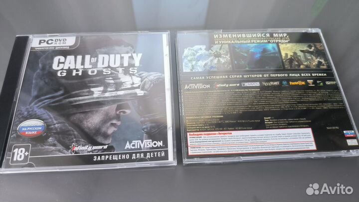 Оригинальный диск call of duty ghosts