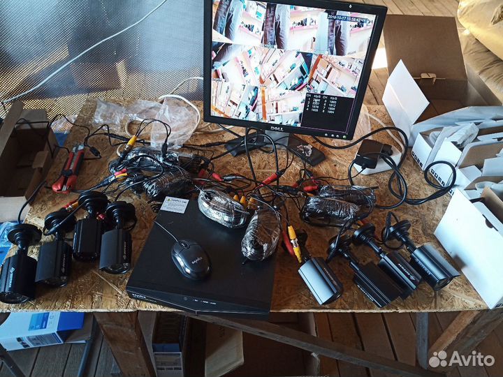 Комплект видеонаблюдения, продажа и монтаж. видеок