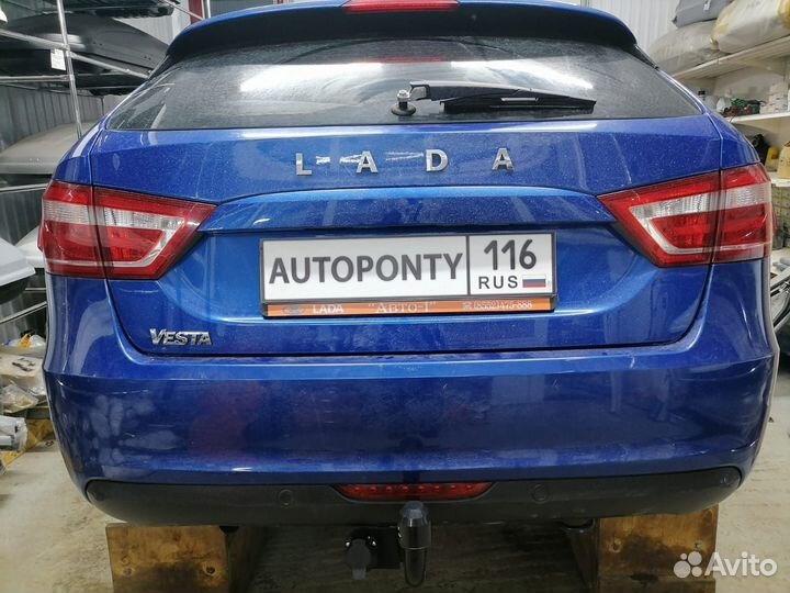 Фаркоп Лада Веста св Кросс съемный шар