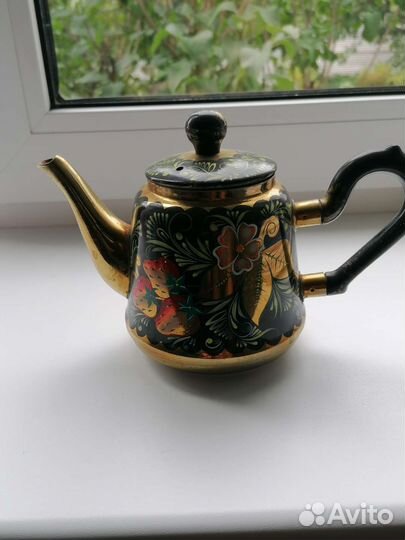 Масленка винтаж, чайник завар., соусник