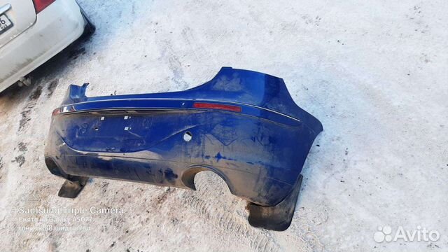 Задний бампер Chery m11 синий