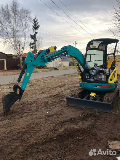 Услуги миниэкскаватора