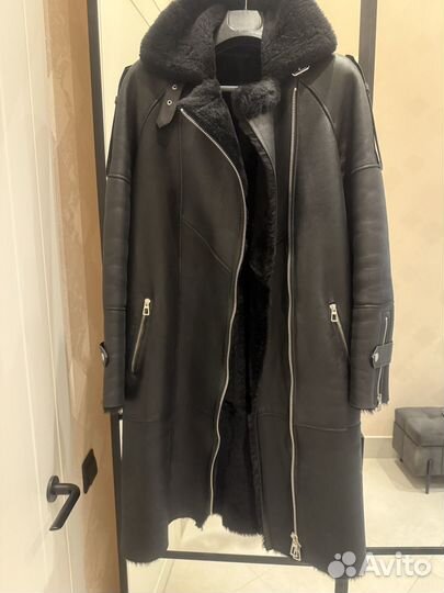 Дубленка женская удлиненная