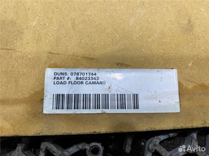 Ковер салона Chevrolet Camaro, 2017