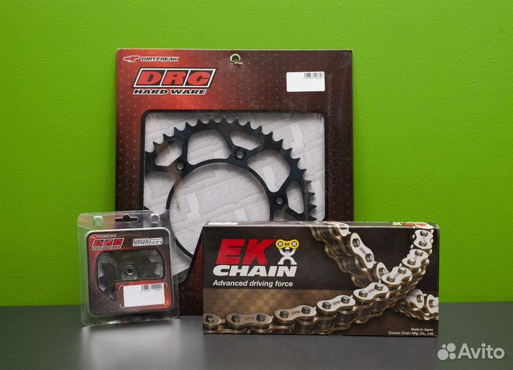 Комплект звезд DRC и цепь EK KTM SX250 2020-2021