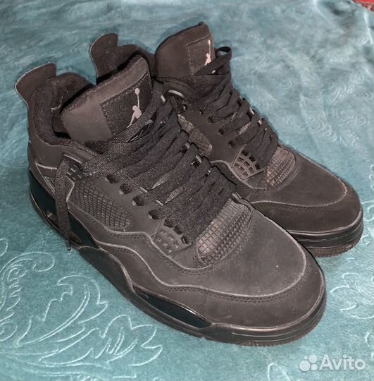 Кроссовки nike jordan 4 black cat