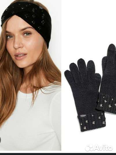 Повязка и перчатки Victorias Secret новые
