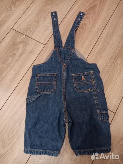 Детский джинсовый комбинезон 80