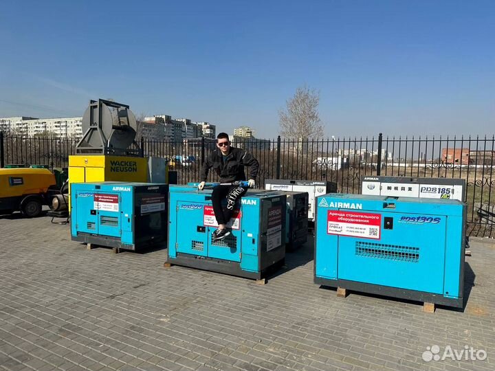 Аренда компрессоров дизельных Airman, Atlas Copco