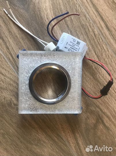 Ecola LD1651 MR16 GU5.3 св-к Стекло Квадрат под