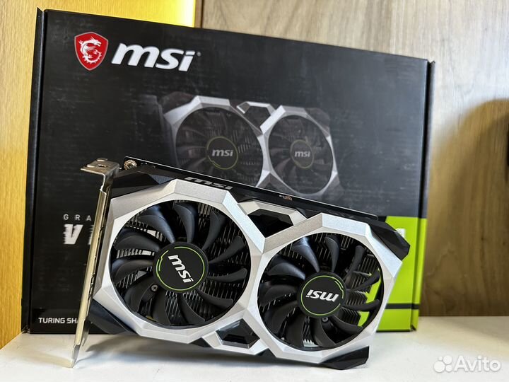 Видеокарта MSI Ventus GTX 1650 4GB гарантия