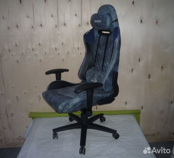 Компьютерное кресло Aerocool duke Steel Blue