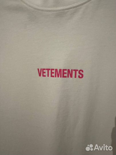 Футболка Vetements оригинал