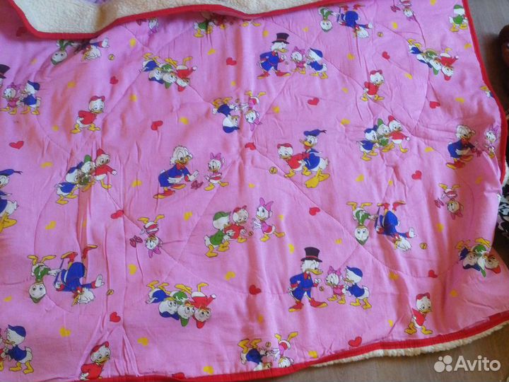 Одеяло на овчине в коляску