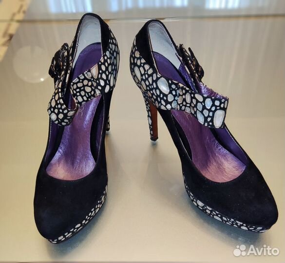 Туфли женские 39 размер замшевые