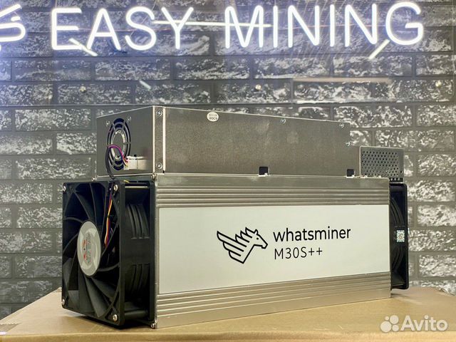Whatsminer M30S++ 108T/110Т. Новые объявление продам