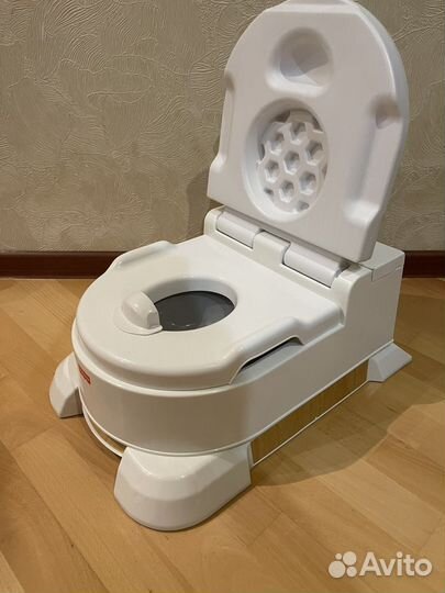 Горшок туалет со звуками fisher price