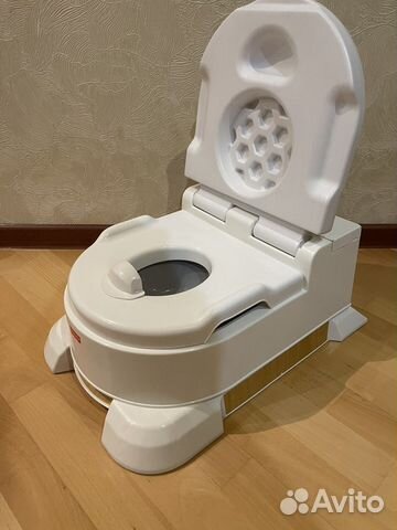 Горшок туалет со звуками fisher price