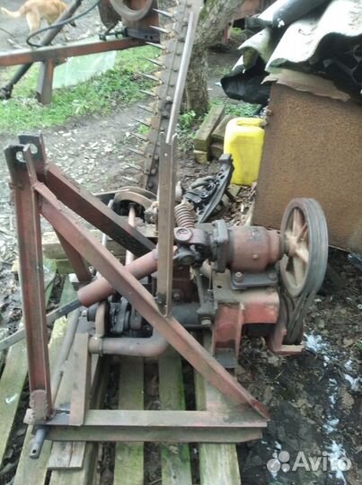 Коса сегментная, в рабочем состоянии