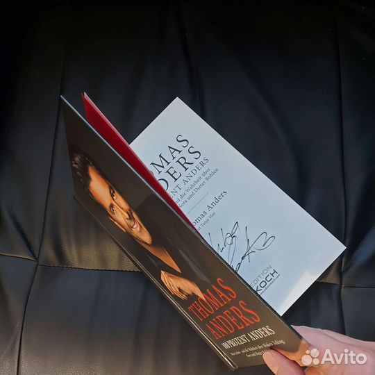Книга Thomas Anders на немецком с автографом