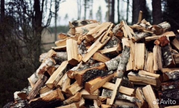 Дрова березовые колотые