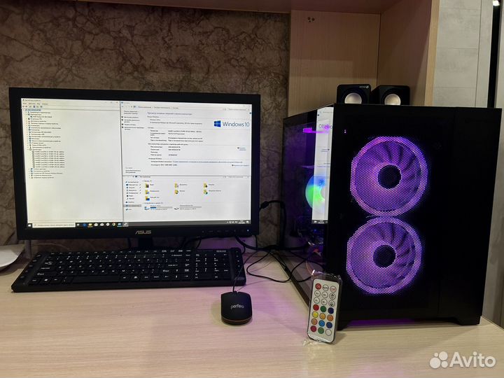 Игровой пк i3 10100f