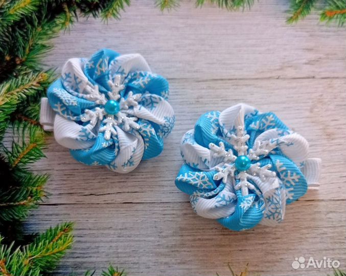 Зимние бантики