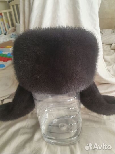 Норковая шапка мужская новая