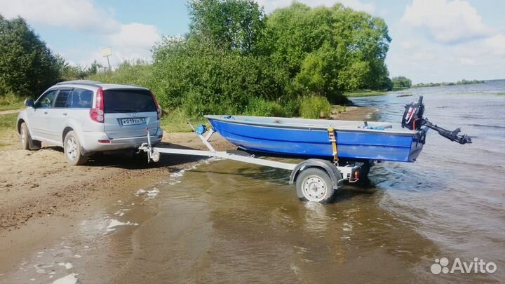 Комплект лодка мотор прицеп