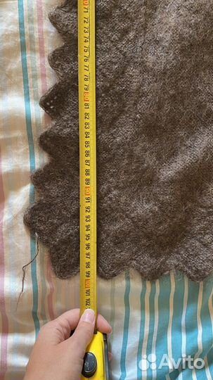 Платок шаль пуховая ручная работа