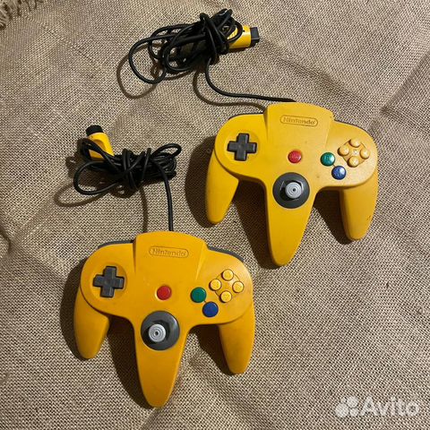 Джойстики Nintendo 64 Pikachu, оригинал купить в Москве | Электроника ...