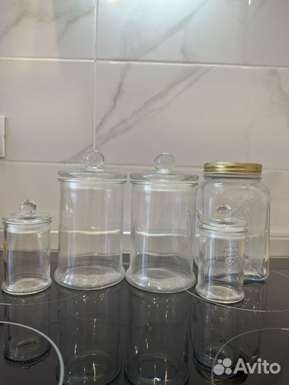 Банка для хранения,стекло