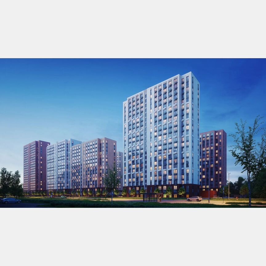 3-к. квартира, 52,3 м², 5/24 эт.