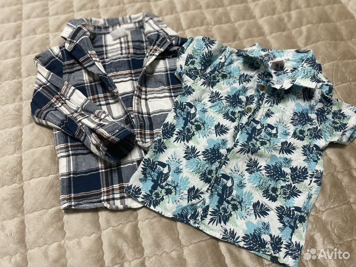 Рубашка на мальчика 86