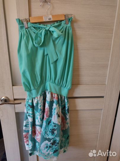 Платье атласное 152-158 см