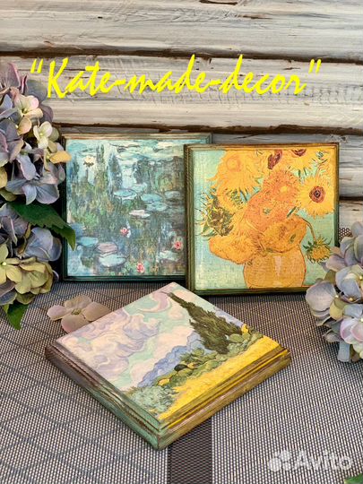 Декоративное панно на стену из дерева