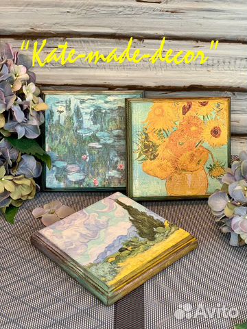 Декоративное панно на стену из дерева