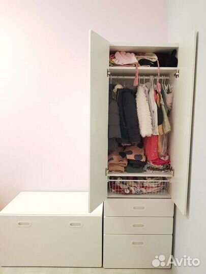 IKEA Гардероб и скамья с ящиком stuva fritids