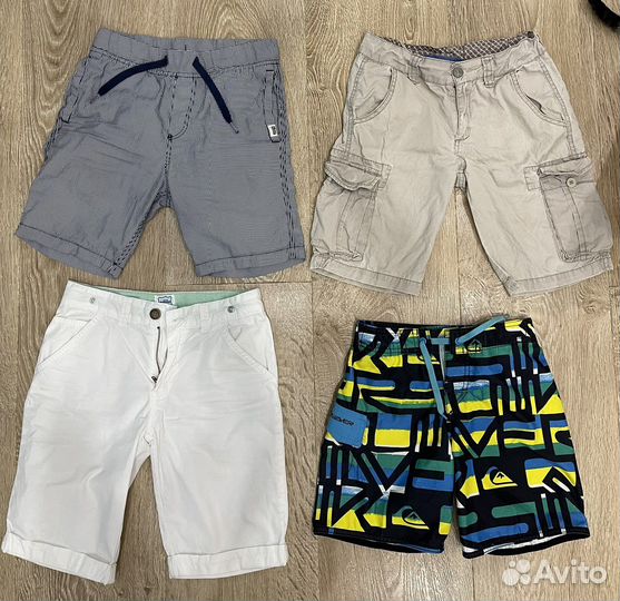 Шорты Zara, Mathercare, Ouiksilver и др128-140