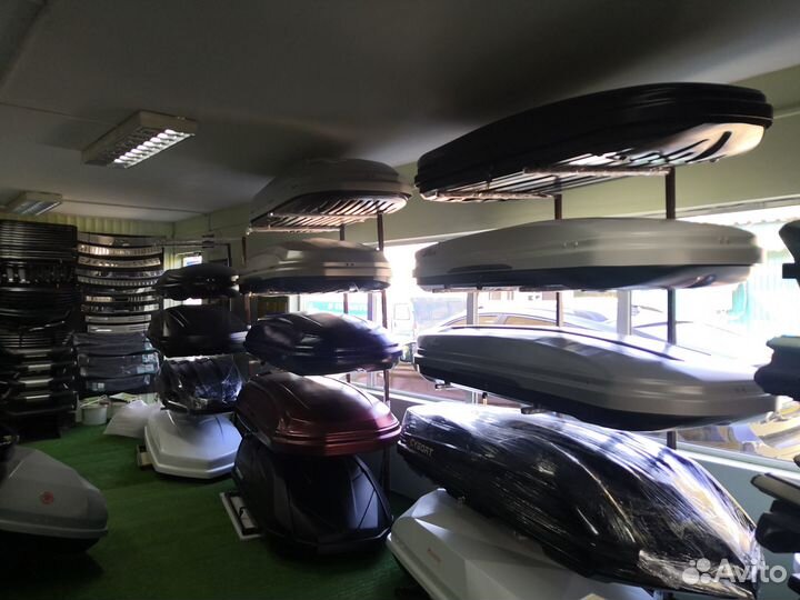 Автобокс, бокс на крышу авто в Иркутке