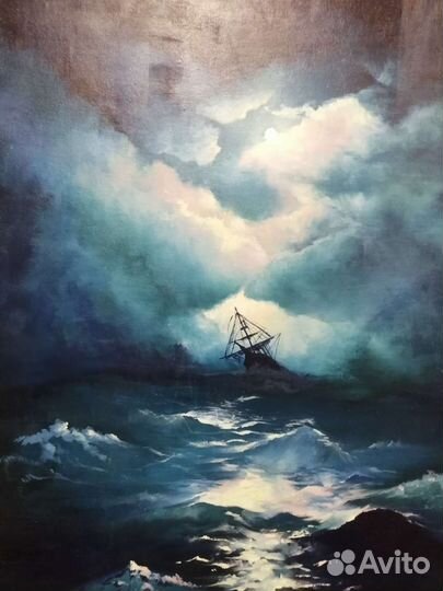 Картина маслом на холсте большая