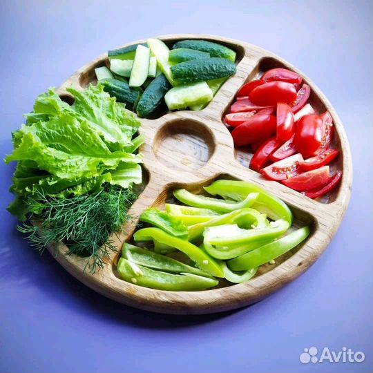 Менажница деревянная