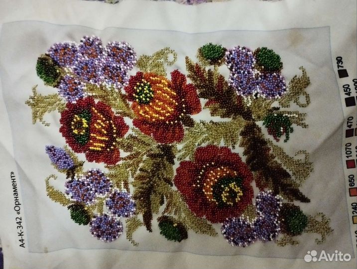 Салфетка из бисера