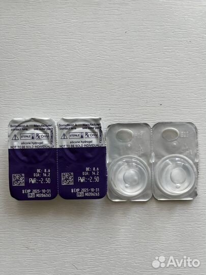 Линзы контактные