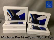 Macbook Pro 14 m3 pro 18/512 Новый