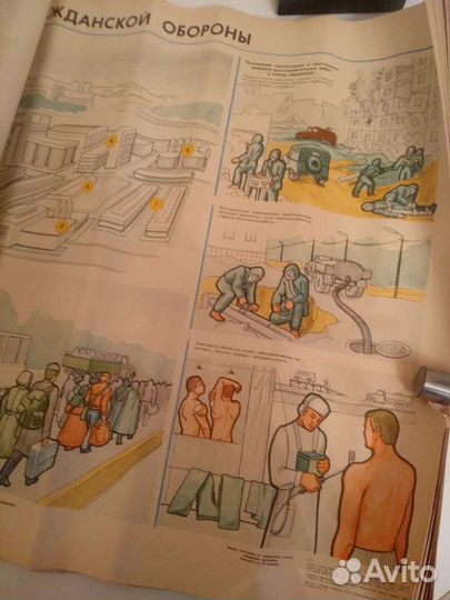 Плакаты СССР по гражданской обороне