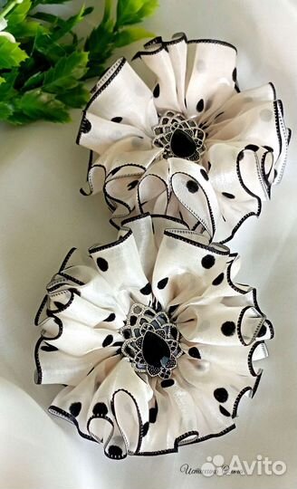 Школьные бантики ручной работы