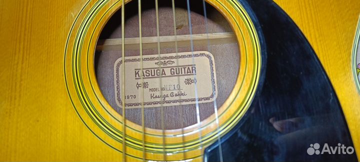 Акустическая гитара Kasuga Япония + футляр