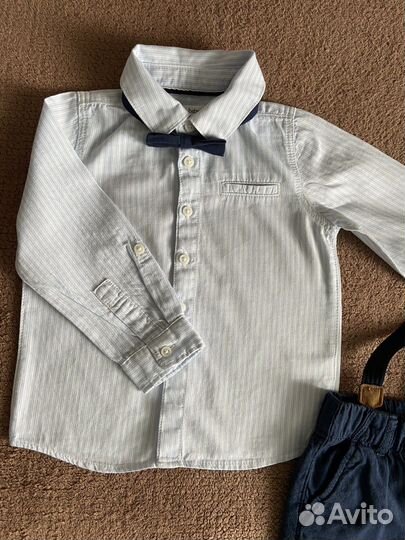 Костюм шорты и рубашка для мальчика 92 размер