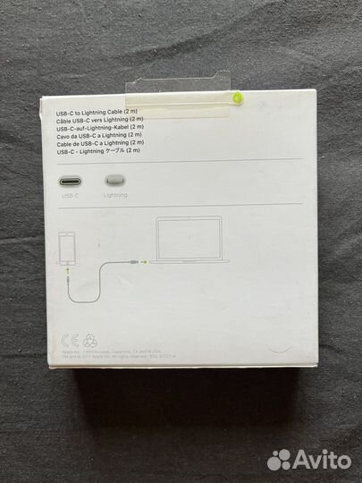 Кабель Lightning Apple Lightning to USB-C Cable